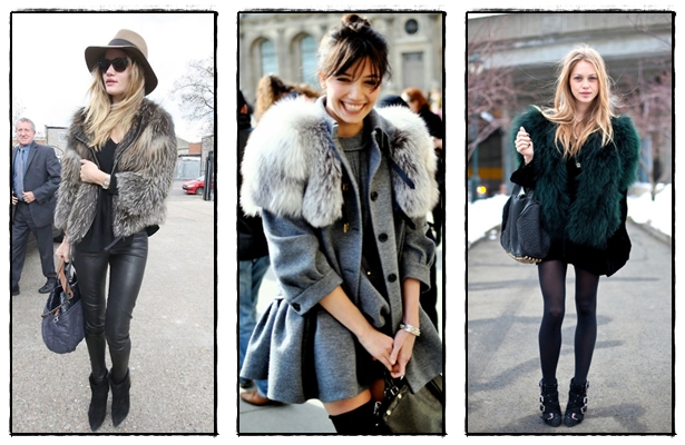 Street Style - Fur Yeti Coats