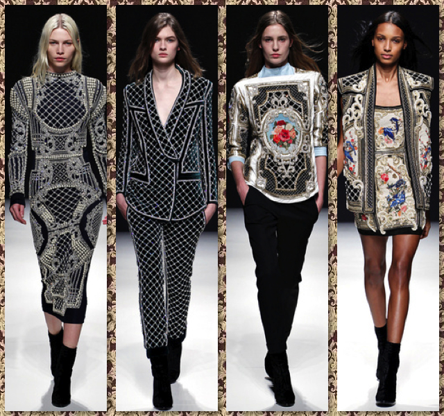 Balmain otoño invierno 2012 2013