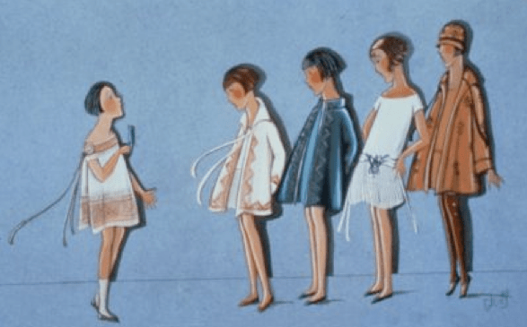 Bocetos Lanvin moda infantil 03