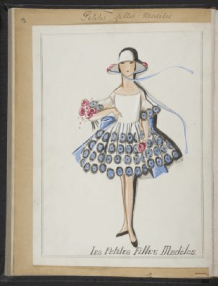 Bocetos Lanvin moda infantil 02