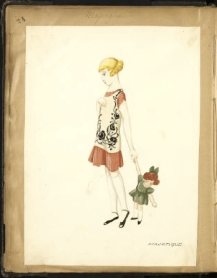 Bocetos Lanvin moda infantil 02