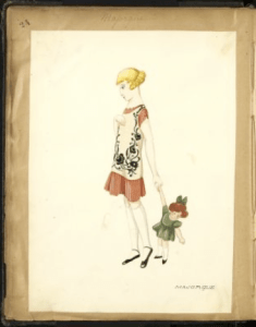 Bocetos Lanvin moda infantil 02