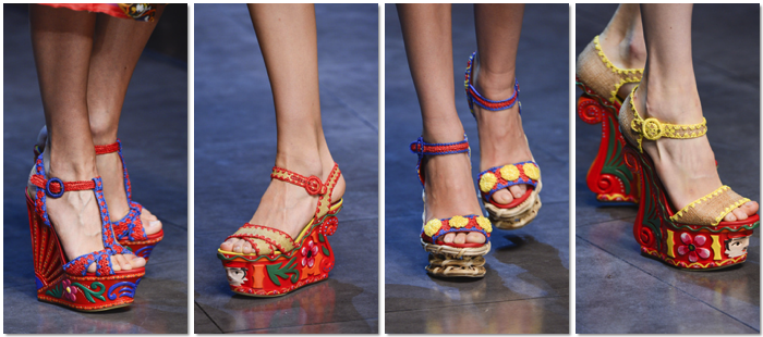 Zapatos Dolce Gabbana primavera verano 2013