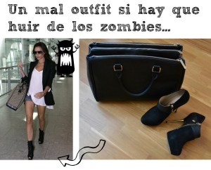 Un mal outfit para huir de los zombies