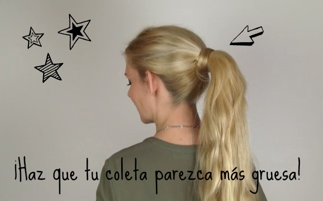 Videoblog belleza truco coleta gruesa y con volumen
