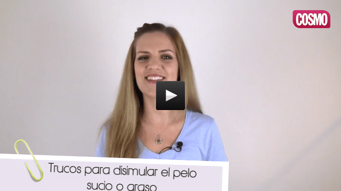 Trucos para disimular el pelo sucio o graso