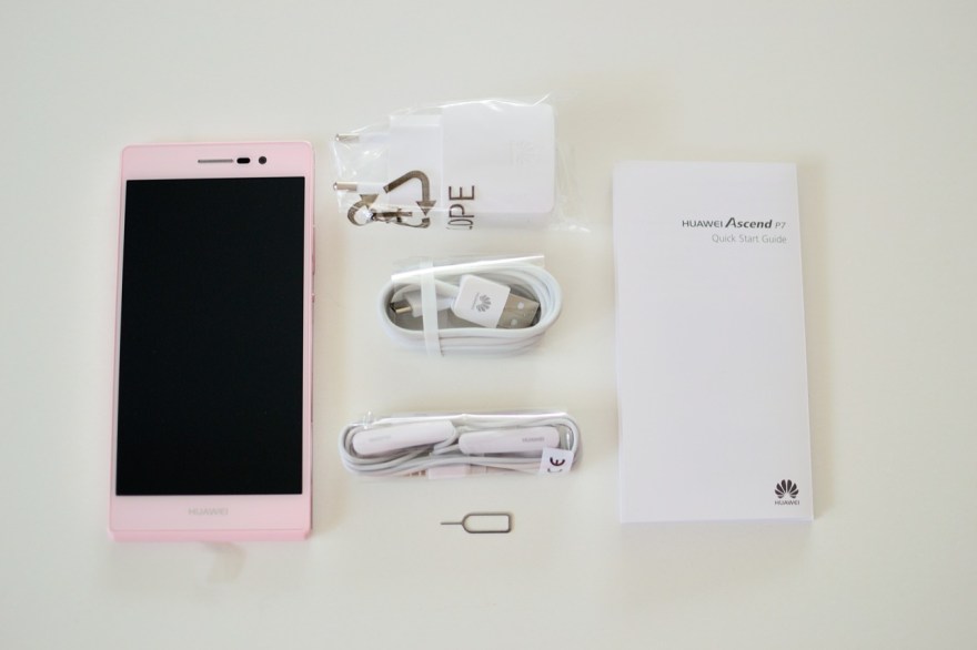 Unboxing Huawei Ascend P7 rosa