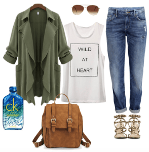 Look Army Chic - CK One Summer 2015