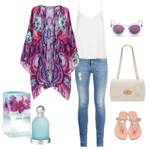 Look Oriental Spring - Halloween Blue Drop