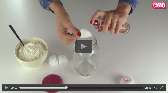 Ver vídeo - Cómo fabricar polvos perfumados