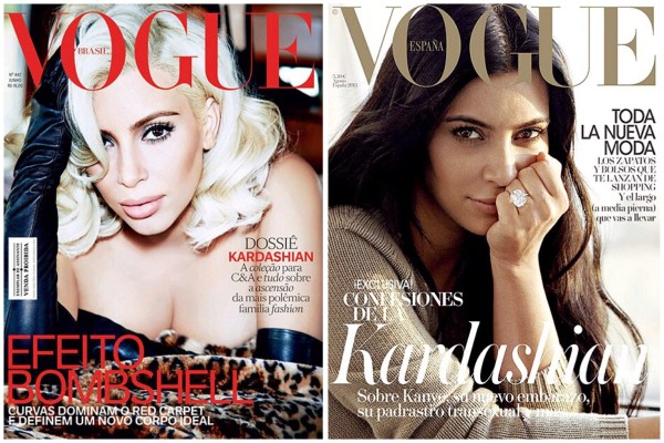 Portadas de Kim Kardashian para Vogue