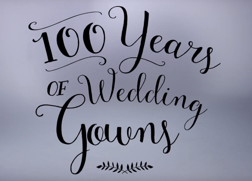 100 años de vestidos de novia