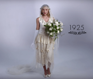 Vestido de novia años 20