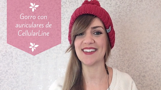 Gorro beanie con auriculares de CellularLine