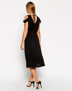 Minivestido cruzado drapeado de ASOS