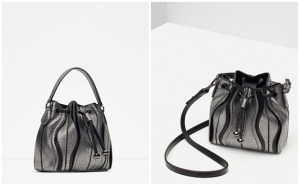 Bolsos de fiesta Zara bombonera plateada