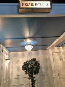 Entrada a primera clase en el Titanic