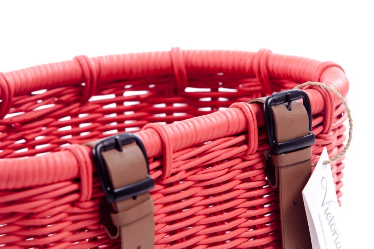 Detalle cestas Victoria para bicicletas