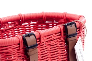 Detalle cestas Victoria para bicicletas