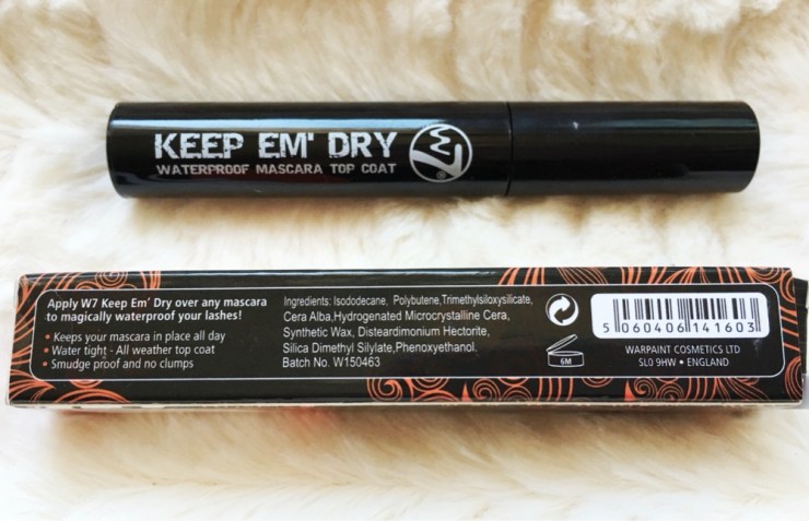 Keep Em' Dry W7 máscara waterproof 03