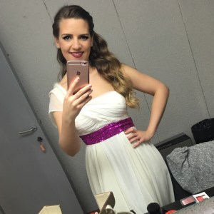 Selfie en el camerino