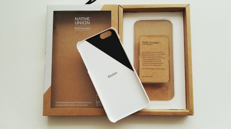 Funda de madera Native Union para iPhone 6s Plus 07