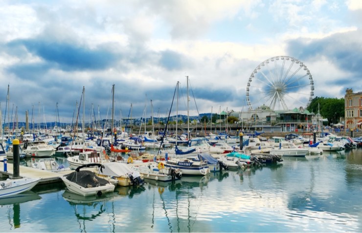 El puerto de Torquay