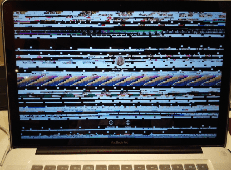 Fallo tarjeta gráfica MacBook Pro 2011
