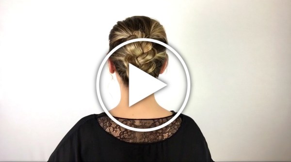 Ver en Cosmo cómo hacer un recogido fácil trenzado