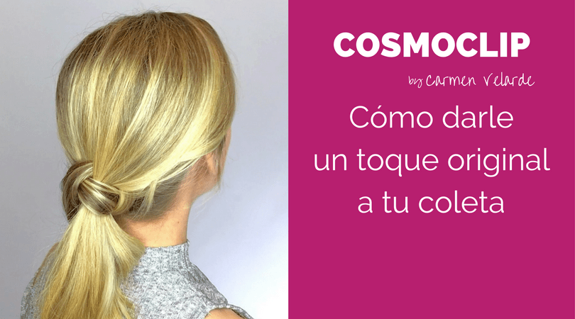 Una forma fácil de dar un toque original a tu&nbsp;coleta
