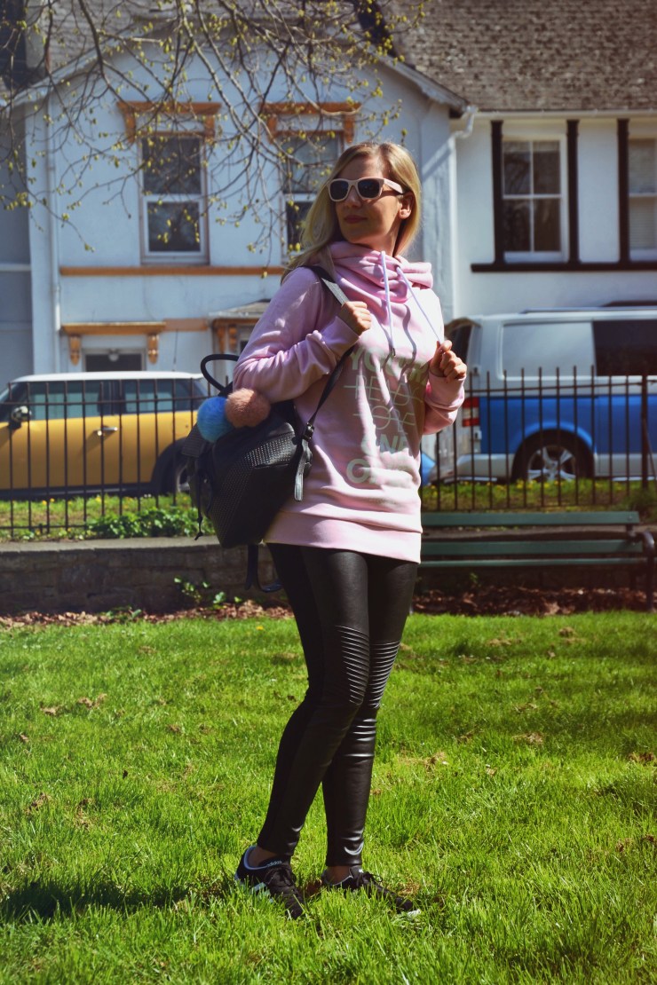 Look sudadera Siroko leggings Calzedonia 05