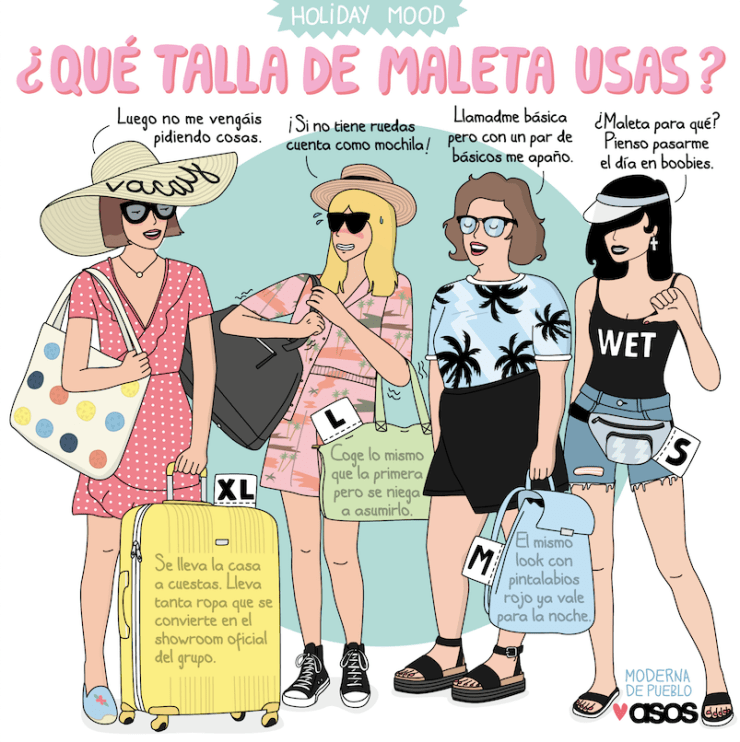 Maleta Moderna de Pueblo