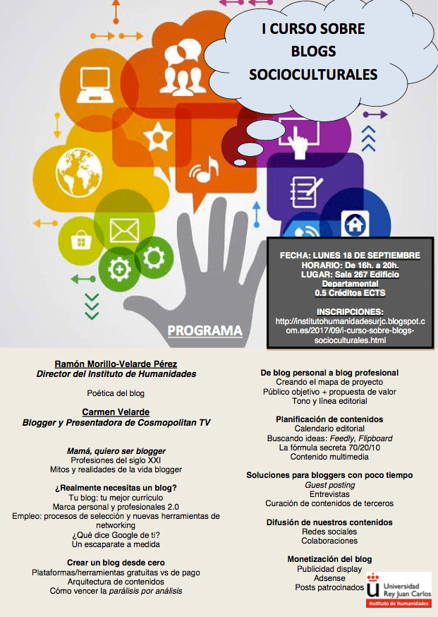 Programa Curso Blogs Sociocultural URJC