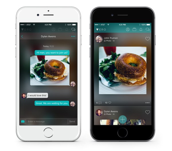 Vero True Social App chat