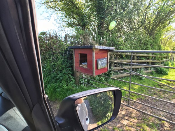 Así venden huevos frescos los vecinos de Moretonhampstead
