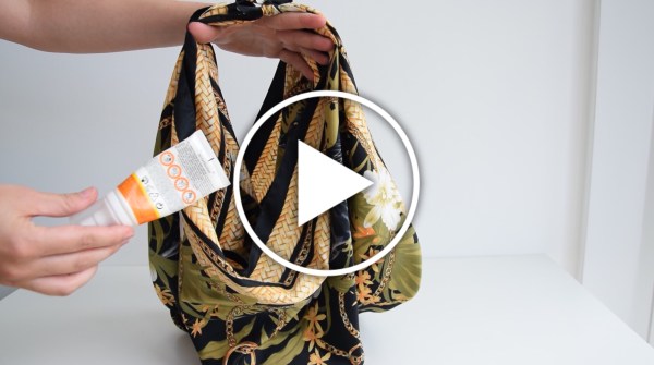 Convierte un pañuelo en un bolso