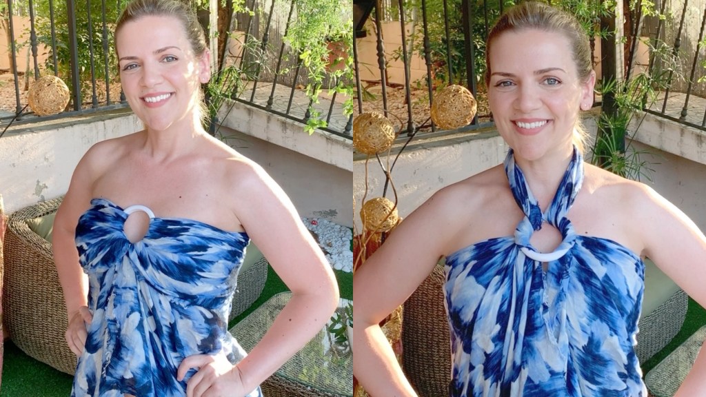 2 formas de atarse el pareo para que parezca un&nbsp;vestido