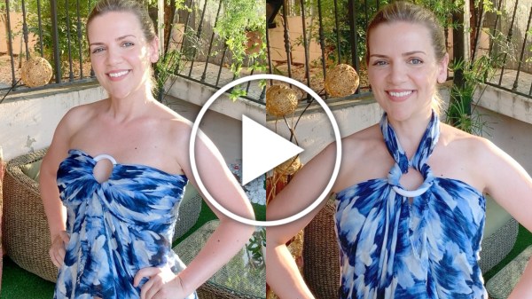 Ver en Cosmo vídeo 2 formas de llevar un pareo como un vestido