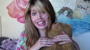 Claire Wineland labor bear
