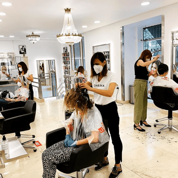 Salón Cheska en Instagram