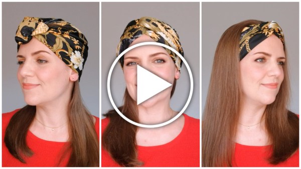 Ver en Cosmo formas de llevar un pañuelo o turbante
