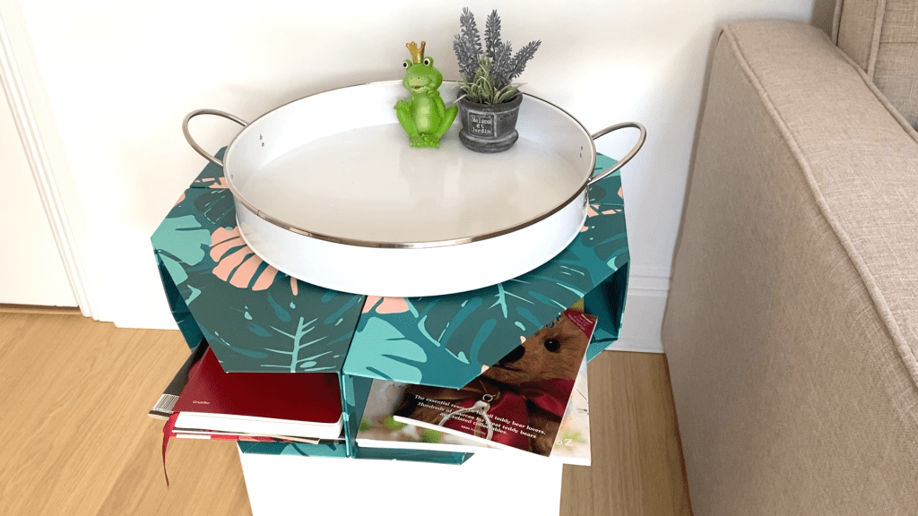 DIY: cómo hacer una mesita revistero con carpeteros de&nbsp;cartón