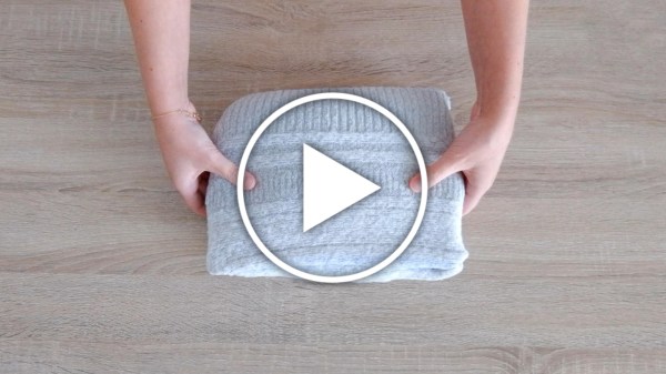 Ver en Cosmo vídeo - cómo doblar jerséis gruesos